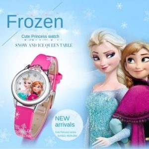 Elsa Watch Girls Elsa Princess Kids Watches Leather Strap