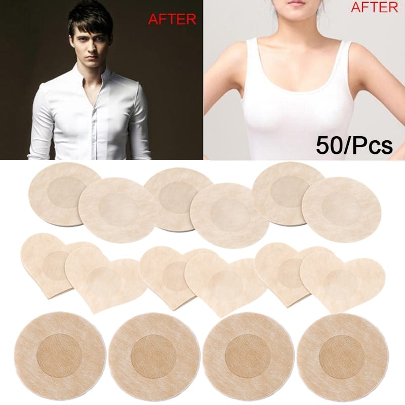 50pcs Womens Invisible Breast Lift Tape Overlays On Bra Nipple Stickers Chest Stickers Ali 