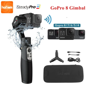 3-Axis Gimbal Stabilizer for GoPro 8 Action Camera Handheld Gimbal for Gopro Hero 8,7,6,5,4,3, Osmo Action Hohem iSteady Pro 3