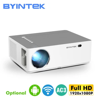 BYINTEK Brand K20 Full HD 1080P 1920x1080 Smart Android Wifi LED Video Game Home Theater 3D Projector Beamer For 300inch Cinema