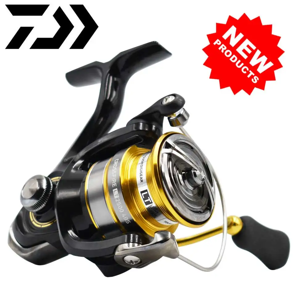 DAIWA Reel CROSSFIRE LT Spinning Fishing Reel 1000-6000 ABS Metail Spool 5-12KG Power Hard Gear Light & Tough Body