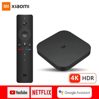 Global Version Xiaomi Mi TV Box S 4K Ultra HD Android 9.0 HDR 2G 8G WiFi Google Cast Netflix Smart TV Mi Box 4 Media Player