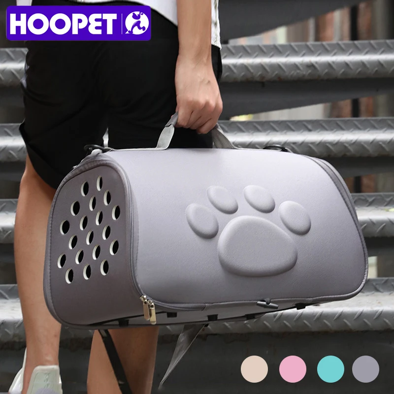 HOOPET Dog Carrier Bag Portable Cats Handbag Foldable Outdoor Travel Bag Puppy Carrying Shoulder Backpack Pet Bags