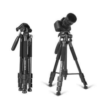 New Zomei Tripod Z666 Professional Portable Travel Aluminium Camera Tripod Accessories Stand with Pan Head for Canon Dslr Camera