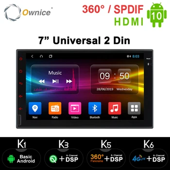 Ownice K1 K2 K3 Octa Core Android 10.0 2G RAM 32GB ROM Support 4G LTE SIM Network Car GPS 2 din Universal car Radio dvd player