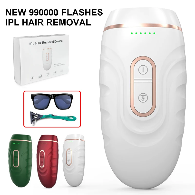 Permanent 990000 Flashes New Laser Epilator IPL Photoepilator Laser Hair Removal depiladora Painless electric shaving Dropship