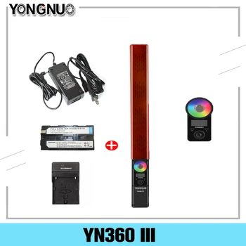 YONGNUO YN360 III YN360III LED Video Light Handheld Touch Adjusting With Remote Adjustable RGB Color Temperature 3200K-5500K