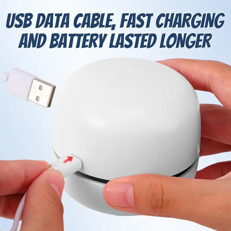 Mini Vacuum Cleaner Handheld Wireless Cleaner Portable Desktop Sweeper Office Home Cleaning Tools Pencil Crumb Keyboard Cleaners