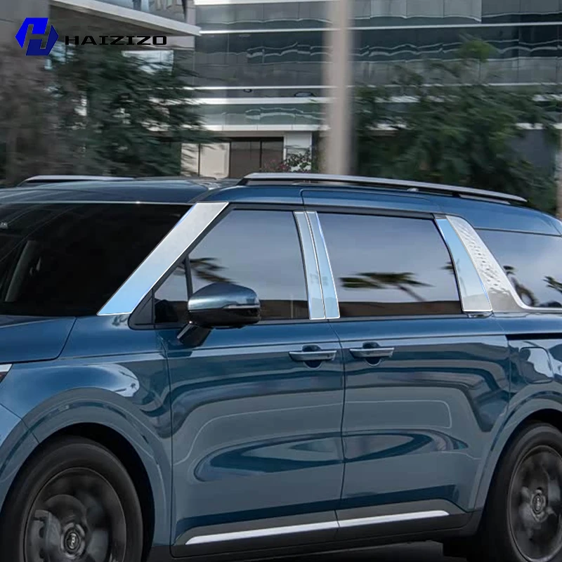 For Kia Carnival 2021-2024 BC Pillar Protective Film TPU Anti-Scratch Anti-Fingerprint Vinyl Sticker for Car Door Trim Cover