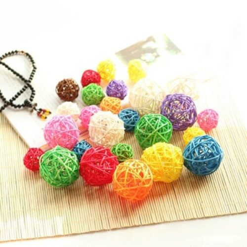 Artificial Straw Ball For Party Decoration