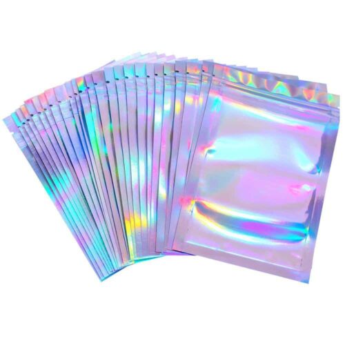 Laser Small Plastic Bags for Jewelry Pouch