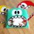 50PCS Cute Cartoon Monster Cookie Candy Self-Adhesive Plastic Bags