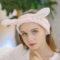 Face Washing Rabbit Ears Coral Fleece Headbands Soft