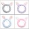 Face Washing Rabbit Ears Coral Fleece Headbands Soft