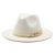 Black/white Wide Brim Simple Church Derby Top Hat Panama Solid Felt