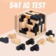 Creative 3D Wooden Cube Puzzle Ming Luban Interlocking Educational Toys