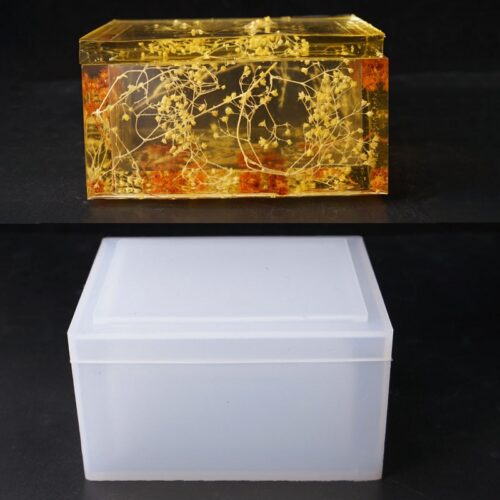 Creative DIY Tissue Box Silicone Mold For DIY Craft Home Handmade