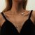 Elegant Big White Imitation Fashion Necklace For Women Wedding Jewelry Collar 2021 New