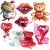 I Love You Kiss Me Lips Love Foil Balloon For Valentines Day Decoration Wedding Anniversary Inflatable Balloon Birthday Gifts