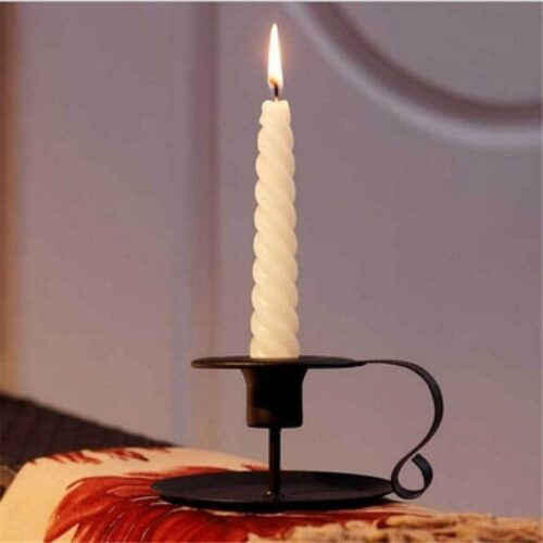 Style Candlestick Stand Candle Retro Style Classic