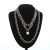 Layered Chain Necklace Neck Chains Lock Pendant Jewelry For Women