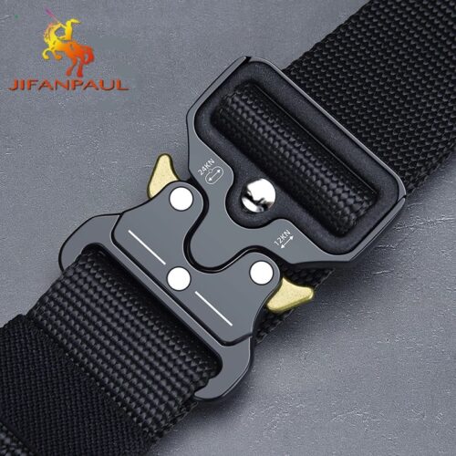 Men’s Belt Army Outdoor Hunting Tactical Multi Function Combat Survival High Quality