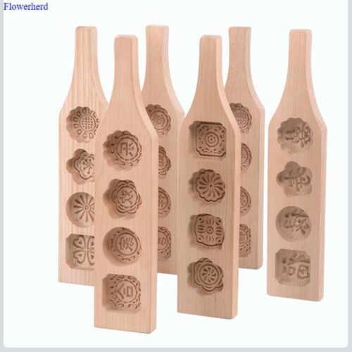 Moon Cake Mold Wooden Pastry Mold Baking Tool for Making