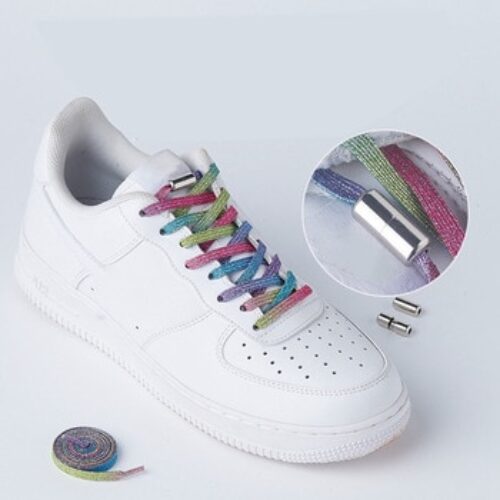 Shoelaces Flats Sneakers Locking