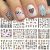 New Leopard Print Stickers For Nails Wild Animal Texture Cute