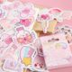 Pink Girlhood Mini Paper Sticker Decoration Diary Scrapbooking