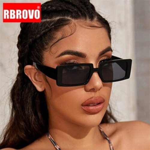 BRAVO 2020 Square Retro Sunglasses Women