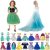 Summer Princess dress 2021 Girl Elsa Anna Dress Costumes Kid Party