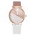 top brand women’s watch leather rose gold dress female