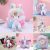 Unicorns Cartoon School Book Bag Backpacks Cute Fashion 3D Fur Backpacks For Girls Travel Backpack Children