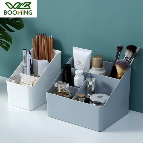 WBBOOMING Plastic Desktop Sundries Storage Makeup Organizer