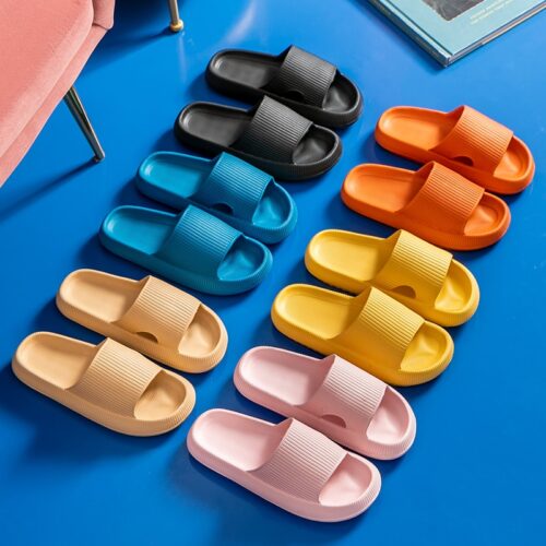 Women Thick Platform Slippers Summer Beach Eva Soft Sole Slide Sandals